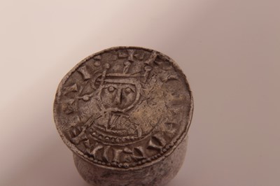 Lot 569 - Saxon - silver penny Edward the Confessor facing bust/small cross type (1062-5) rev: +DVRINC ON LVNDE (Dudinc on London) (ref: Spink 1183) some field marks to coin otherwise AVF