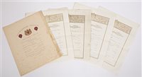 Lot 119 - A rare collection of five Queen Victoria Royal...