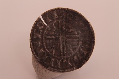 Lot 571 - Saxon - silver penny Edward the Confessor pyramids type (1065-6) rev: +SPRMCLINC on P (Spraelinc on Winchester) (ref: Spink 1184) N.B. split to edge of flan @ 11o'clock and field abrasions otherwis...