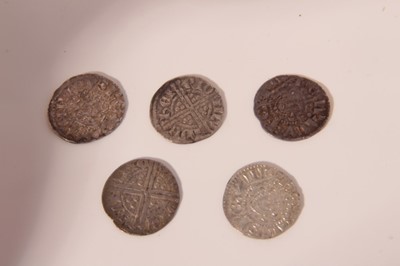 Lot 575 - G.B. - mixed silver pennies of Henry III long cross to include (1248-1250) class 3bc rev: NICOL ON CA (Canterbury) (ref: Spink 1363) AEF (1250-72) class 5a2 Rev: NICOLE ON CANT (Canterbury) (ref: S...
