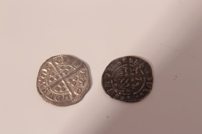 Lot 576 - G.B. - silver pennies of Edward I (1279-1307) to include Class 9b Canterbury (ref: Spink 1408) AVF, Class 10cf London (ref: Spink 1410-14) AEF (2 coins)