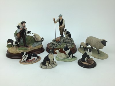 Lot 184 - Seven Border Fine Arts sculptures including Time for Reflection and On The Hill