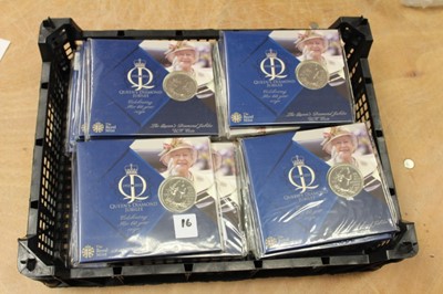 Lot 597 - G.B. - The Royal Mint Queen's Diamond Jubilee 2012 specimen £5 coins in presentation folders x40 (40 coins)