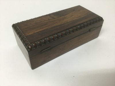 Lot 53 - Regency rosewood writing box