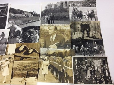 Lot 113 - Group of Royal Press photographs 1940s-1970s , including the Wedding of Princess Elizabeth to Prince Philip of Greece in 1947 (21)