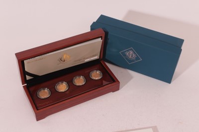 Lot 614 - G.B. - The Royal Mint Issued four coin gold sovereign
