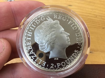 Lot 503 - G.B. - The Royal Mint Issued six coin silver proof to include Britannia £2 2007 (ref: Spink BF11) and five other coins in case of issue (1 coin set)