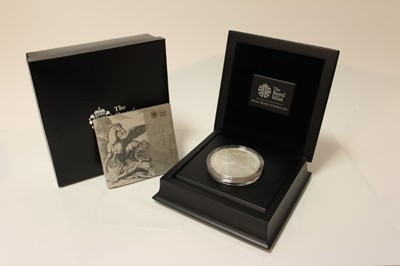 Lot 504 - G.B. - The Royal Mint Issued silver proof £10 - The Official London 2012 (Olympic Games) U.K. 5oz coin in case of issue with Certificate of Authenticity (1 coin)