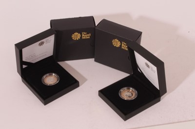 Lot 630 - G.B. - The Royal Mint Issued silver proof piedfort £2 coins 'Mary Rose' 2010 x2 (in cases with Certificate of Authenticity) (2 coins)