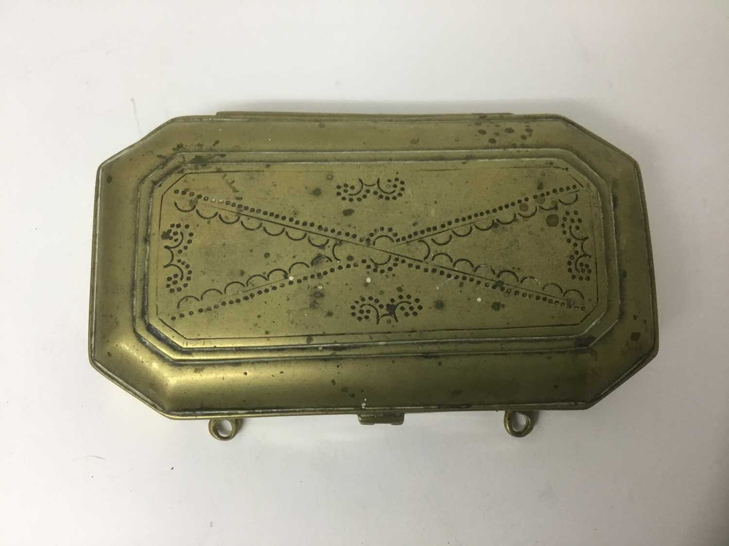 Lot 147 - 18th century brass tinder box