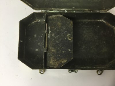 Lot 147 - 18th century brass tinder box