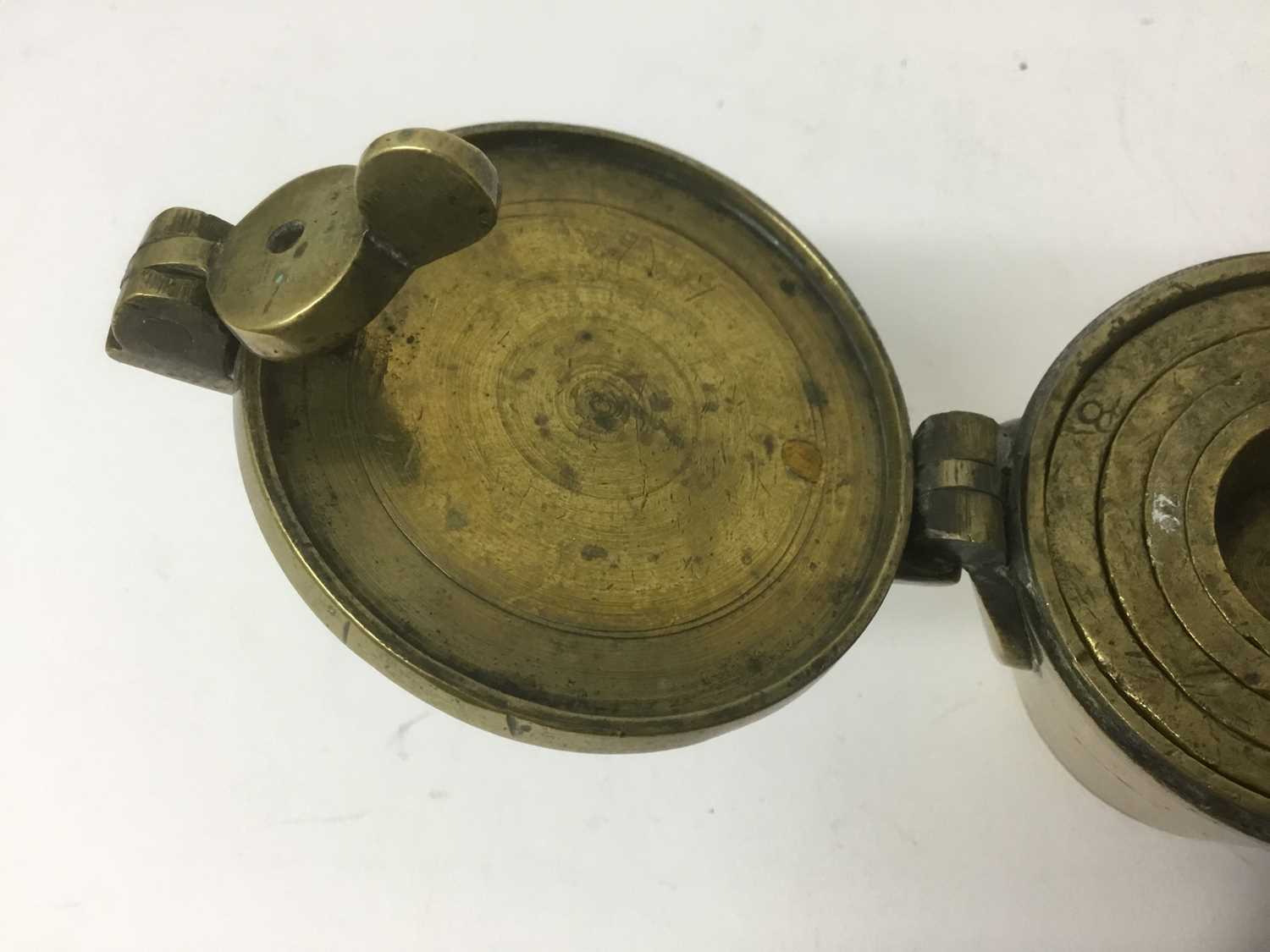 Lot 270 Spanish brass stacking weights