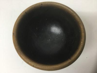 Lot 152 - Antique turned walnut wooden bowl