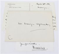 Lot 144 - HRH Prince Charles The Prince of Wales - two...