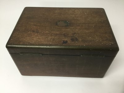 Lot 171 - Victorian mahogany jewellery box