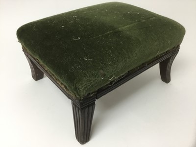 Lot 172 - Early 19th century Continental fruitwood footstool