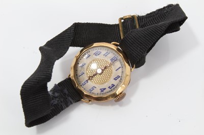 Lot 54 - Gold and yellow metal jewellery to include two 9ct gold wristwatches