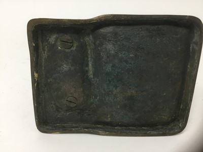 Lot 1969 - George Morin (1874-1950) Art Deco bronze card tray