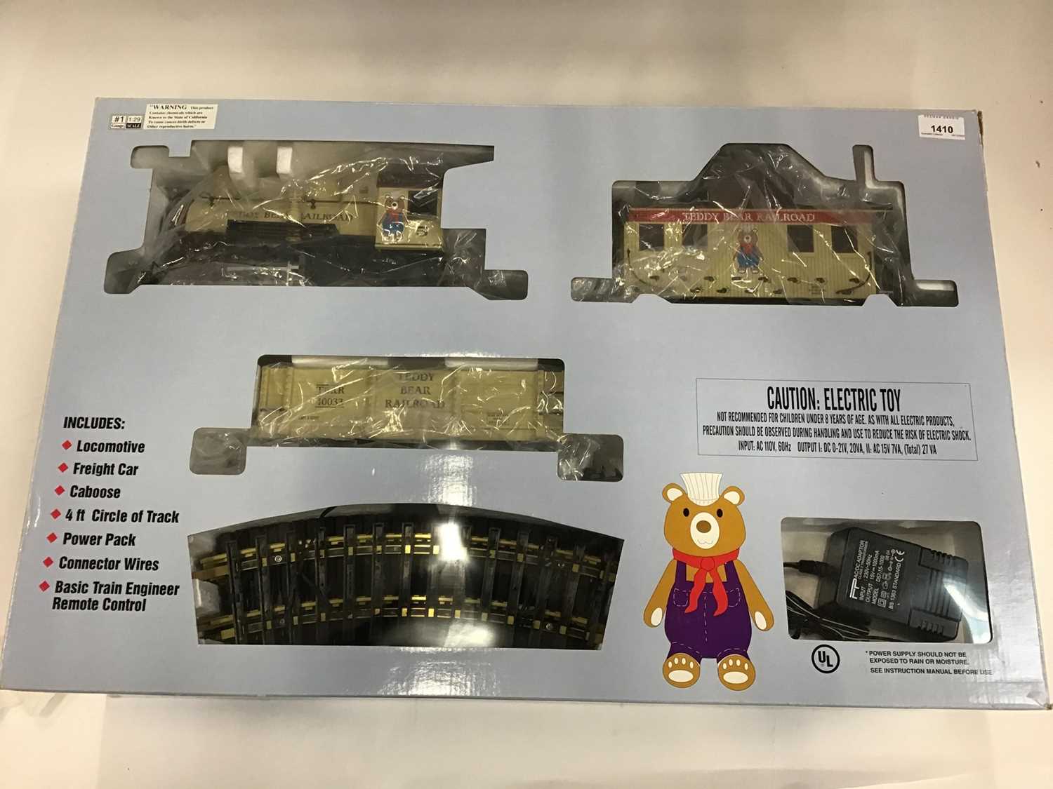 Path Train Teddy Lot 1410 - Teddy Bear Rail Road Train Set by