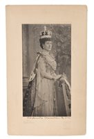 Lot 151 - HM Queen Alexandra - signed presentation...