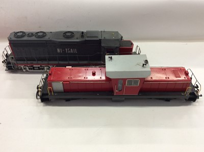 Lot 1419 - Railway Lehmann LGB Two unboxed logos High Trail 2056 and one other.