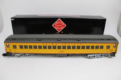 Lot 1432 - Railway Aristocraft Heavy Weight Passenger Car 31308, tender with sound 21410, Tank Car 41610