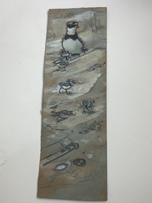 Lot 1022 - Peter Partington, contemporary, collection of eleven unframed watercolours - assorted birds to include Sea, Wildfowl and Song, various sizes