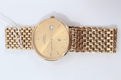Lot 223 - Gentleman's gold wristwatch