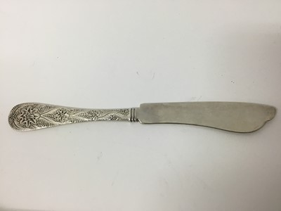 Lot 358 - American Sterling silver butter knife by Tiffany & Co