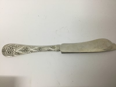 Lot 358 - American Sterling silver butter knife by Tiffany & Co