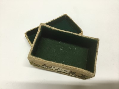 Lot 359 - 17th century style embroidered box