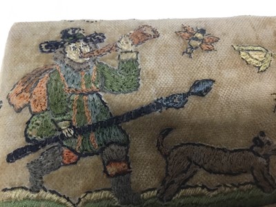Lot 359 - 17th century style embroidered box