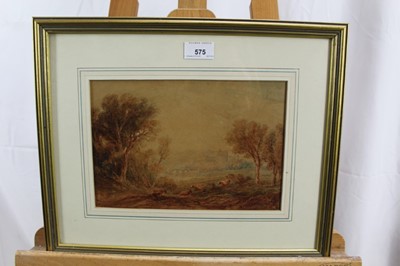 Lot 575 - Attributed to Copley Fielding, two watercolours