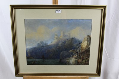 Lot 575 - Attributed to Copley Fielding, two watercolours