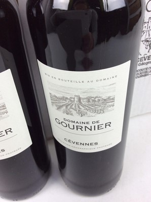 Lot 82 - Wine - twelve bottles, Domaine De Gournier Cevennes 2018, in original card case