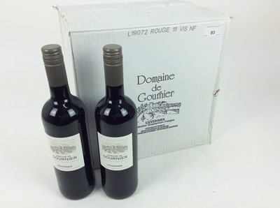 Lot 83 - Wine - twelve bottles, Domaine De Gournier Cevennes 2018, in original card case