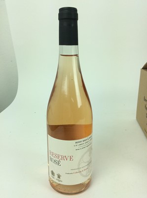 Lot 90 - Wine - twelve bottles, Berry Bros. & Rudd Reserve Rose 2018, in original card case