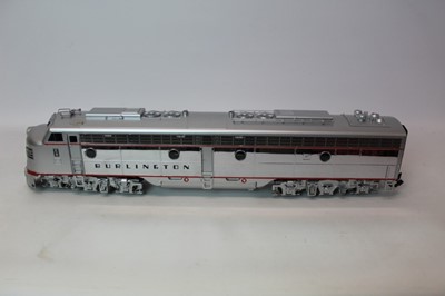 Lot 1449 - Aristocraft Burlington 9973 diesel locomotive in original packaging.