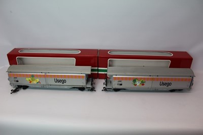 Lot 1458 - Railway LGB carriages 42570 x2 boxed.