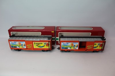 Lot 1466 - Railway LGB Rolling stock 48910 x2, 48914, 48916. All boxed