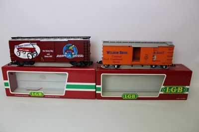 Lot 1471 - Railway LGB Rolling Stock 4067-DG, 40915, 43570, 44820. All boxed.