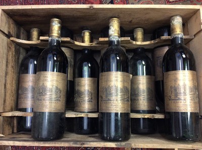 Lot 96 - Wine - nine bottles, Chateau D'Issan Margaux 1985, in owc