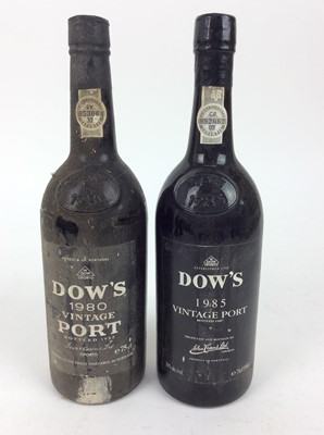 Lot 128 - Port - two bottles, Dow's 1980, bottled 1982 and Dow's 1985, bottled 1987