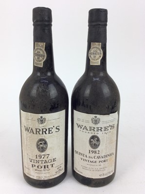 Lot 129 - Port - two bottles, Warre's 1977 and 1982