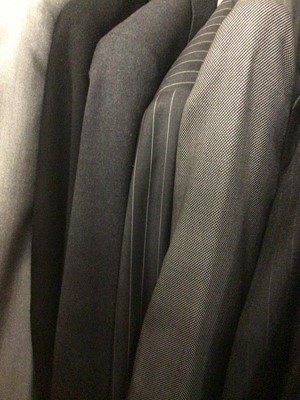 Lot 1781 - Gentlemen's Vintage suits Gieves and Hawkes Saville Row x 3 plus a silver grey three piece Mourning suit