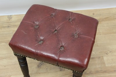 Lot 652 - Regency mahogany stool