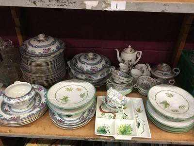 Lot 511 - Edwardian dinner service and decorated china