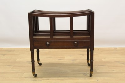 Lot 676 - Regency mahogany canterbury