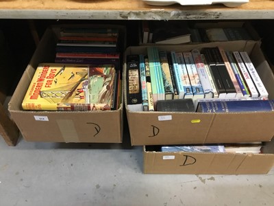 Lot 514 - Six boxes of mixed military and naval books