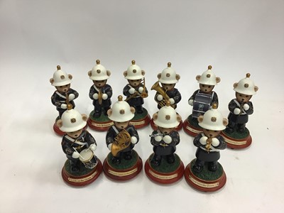 Lot 1522 - Hamilton Bear Faithful Fuzzies Musical Military Band When the Bears go Marching in collection.